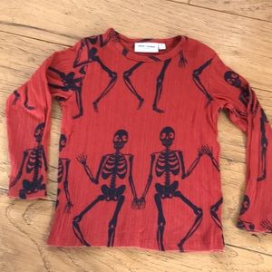 Mini Rodini skeleton shirt long sleeve